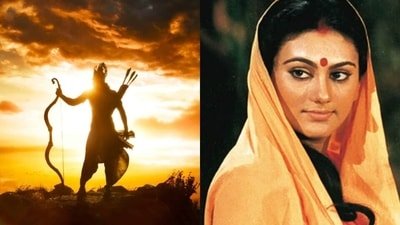 Dipika Chikhlia, who played Sita in Ramayan, reacted to the newly-launched Ramayana teaser. Dipika Chikhlia, who played Sita in Ramayan, reacted to the newly-launched Ramayana teaser.