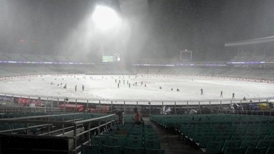 KKR's previous game in Kolkata was washed out due to rain. (PTI)