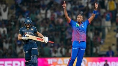 DC pacer Lungi Ngidi has been in good form this season. (PTI) DC pacer Lungi Ngidi has been in good form this season. (PTI)