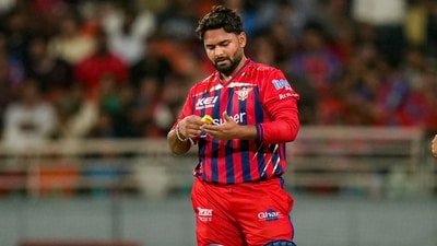 Lucknow Super Giants' captain Rishabh Pant during the IPL 2026 match between Punjab Kings and Lucknow Super Giants, in New Chandigarh (PTI)