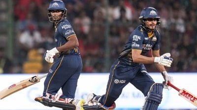 Gujarat Titans' Shubman Gill and Sai Sudharsan are not being able to stitch together reliable partnerships in IPL 2026. (PTI)