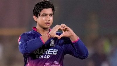 Vaibhav Sooryavanshi smashed a century against Sunrisers Hyderabad on Saturday. (PTI)