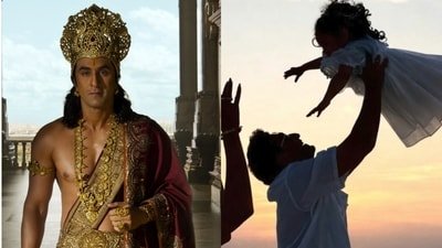 Ranbir Kapoor reveals telling Raha Ramayana stories after shoot.