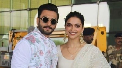 Ranveer Singh with wife Deepika Padukone