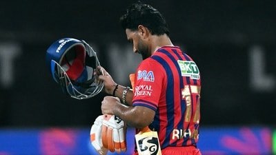 Rishabh Pant scored just 7 against Delhi Capitals. (ANI Pic Service) Rishabh Pant scored just 7 against Delhi Capitals. (ANI Pic Service)