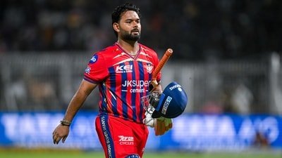 Rishabh Pant was dismissed for just 10 against KKR. (ANI Pic Service)