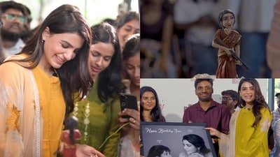 Samantha Ruth Prabhu celebrated her 39th birthday with fans.