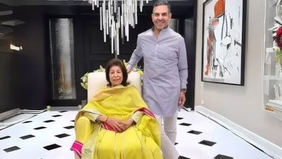 Rani Kapur with Sunjay Kapur