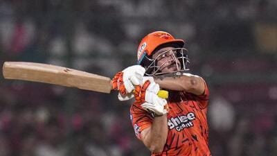 Sunrisers Hyderabad's Ishan Kishan plays a shot during the Indian Premier League. (PTI)