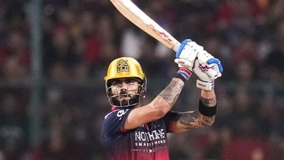 Virat Kohli registers his name in some record books. (PTI)