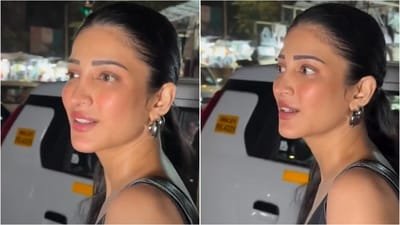 Shruti Haasan's outburst at paparazzo over 'mumma' comment. (X/@choga_don)