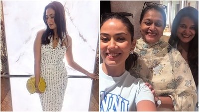 Mira Rajput enjoys cosy family time with Supriya Pathak and Sanah Kapur. (Instagram/@mira.kapoor)