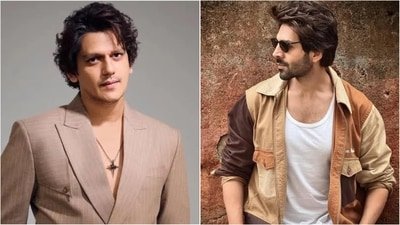 Vijay Varma's light-hearted comment on Kartik Aaryan sparks mixed reactions online. (Instagram )