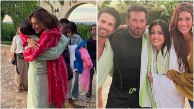 Rashmika Mandanna gives glimpse into Cocktail 2 shoot with unseen BTS clips. (Instagram/@rashmika_mandanna) Rashmika Mandanna gives glimpse into Cocktail 2 shoot with unseen BTS clips. (Instagram/@rashmika_mandanna)