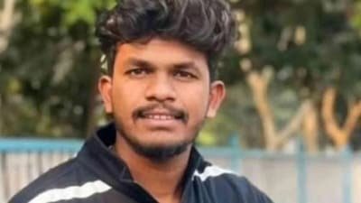 Dola Ajith Babu was stabbed after a run-out dispute. (X images)