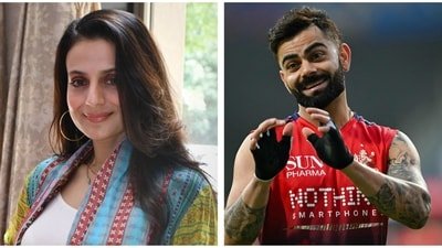 Ameesha Patel has commented on the chatter around Virat Kohli 'liking' a pic of a German model.