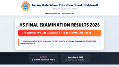 Assam HS result 2026 shortly at ahsec.assam.gov.in: Steps to download AHSEC Class 12 scorecards here
