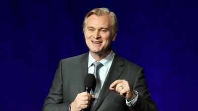 Christopher Nolan speaks onstage at the Universal Pictures and Focus Features presentation at The Dolby Colosseum at Caesars Palace during CinemaCon, the official convention of Cinema United, on April 15, 2026 in Las Vegas, Nevada. Ethan Miller/Getty Images/AFP (Photo by Ethan Miller / GETTY IMAGES NORTH AMERICA / Getty Images via AFP) (Getty Images via AFP) Christopher Nolan speaks onstage at the Universal Pictures and Focus Features presentation at The Dolby Colosseum at Caesars Palace during CinemaCon, the official convention of Cinema United, on April 15, 2026 in Las Vegas, Nevada. Ethan Miller/Getty Images/AFP (Photo by Ethan Miller / GETTY IMAGES NORTH AMERICA / Getty Images via AFP) (Getty Images via AFP)