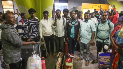 Photo credit: ANI 'Provided great assistance to get us out': Indian fishermen stranded in Iran return home
