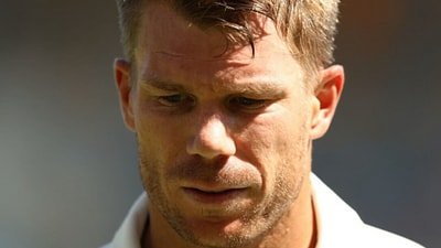 David Warner got carried away after his time in Pakistan, it has to be said. (AFP)