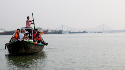 Boat ride, camera in hand: PM Modi shares Hooghly pictures; 'Maa Ganga' message from Bengal
