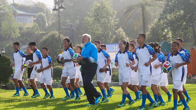 PM Modi joins youngsters for friendly football game in Gangtok during Sikkim visit; shares pictures