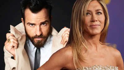 Jennifer Aniston reacts to ex-husband Justin Theroux welcoming first child with wife Nicole Brydon Bloom