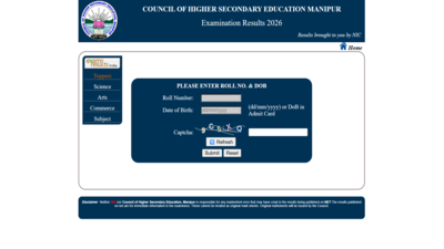Manipur Board HSE Class 12 result 2026 released at cohsem.nic.in: Direct link to download marksheet here