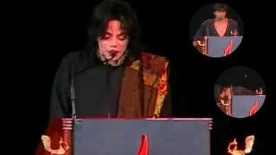 When Shah Rukh Khan kissed the dais where Michael Jackson stood during his iconic 1996 India visit