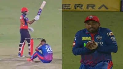 Head in hands: Vipraj Nigam left stunned as Karun Nair drops Shreyas Iyer twice in PBKS record chase - Watch