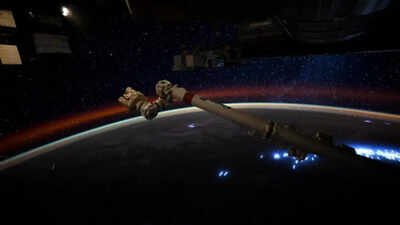 NASA astronaut captures stunning rare Lyrid meteor shower photograph from space station during peak night| Watch