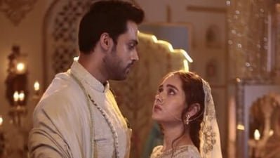 Parth Samthaan and Rishita Kothari in a scene from Seher Hone Ko Hai.