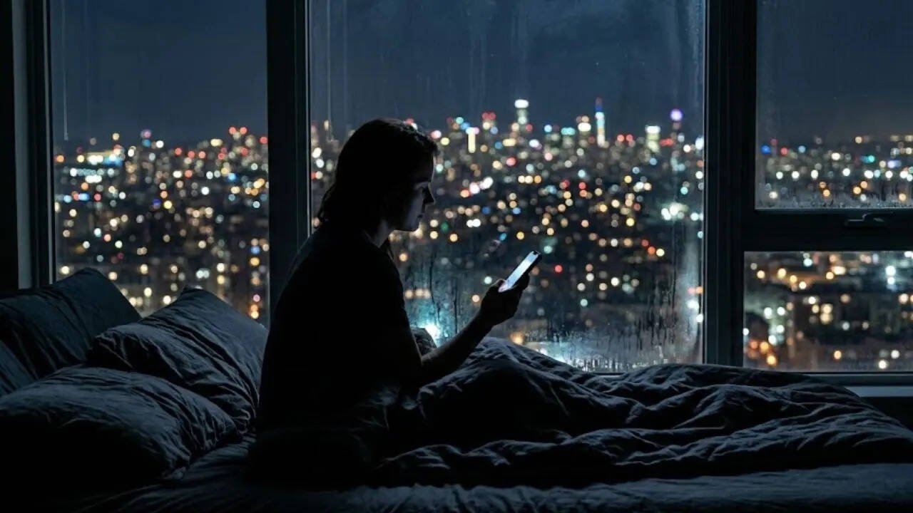 Quiet nights filled with screens, not rest (AI image used for representational purpose only)