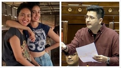 Khushboo Patani has come out in support of Raghav Chadha after his demotion.