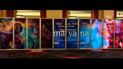 CinemaCon 2026: ‘Ramayana’ posters of Ranbir Kapoor's Rama and Yash's Ravana debut alongside ‘The Odyssey’, ‘Dune 3’, ‘Avengers: Doomsday’; film to have private showcase - PICS
