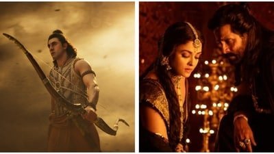 Internet drew comparisons of the new glimpse of Ramayana with Mani Ratnam's Ponniyin Selvan.