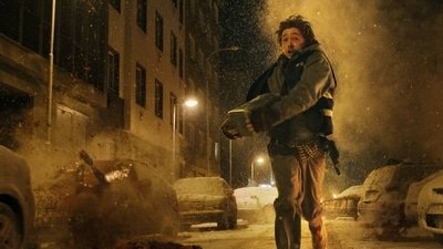 Austin Abrams in a still from Resident Evil.