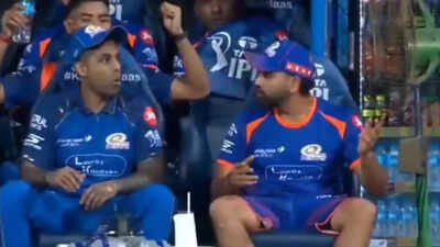 Rohit Sharma, Suryakumar Yadav's priceless reactions to Shreyas Iyer stunner IPL 2026: Rohit Sharma, Suryakumar Yadav's priceless reactions to Shreyas Iyer stunner - Watch