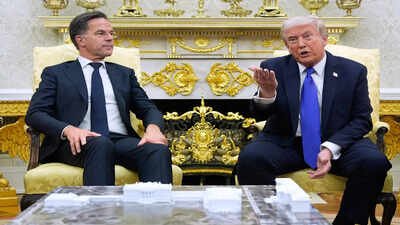 FILE - President Donald Trump meets with NATO Secretary General Mark Rutte in the Oval Office of the White House, Oct. 22, 2025, in Washington. (AP Photo/Alex Brandon, File) 'Venting session': What happened at Donald Trump’s closed-door meeting with Nato chief Mark Rutte