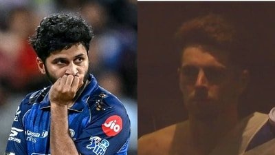 Shardul Thakur replaced Mitchell Santner as concussion substitue