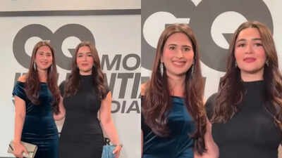 Watch: Sara Tendulkar, brother Arjun's wife Saaniya spotted together in Mumbai event