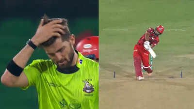 Watch: 50 runs off three overs! Shaheen Afridi, Haris Rauf taken to cleaners in PSL