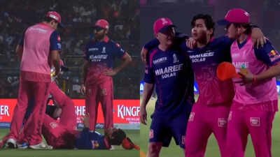 IPL 2026: Vaibhav Sooryavanshi injury scare - 15-year-old leaves the field in pain after six-hitting carnage and record ton