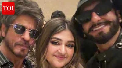 Shah Rukh Khan and Ranveer Singh pose together for a selfie amid backlash over silence on 'Dhurandhar: The Revenge' box office success