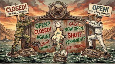 Open, shut, open, shut: What's up with Strait of Hormuz?