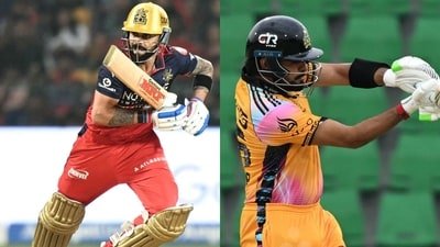 Virat Kohli in IPL and Babar Azam in PSL. (AFP)