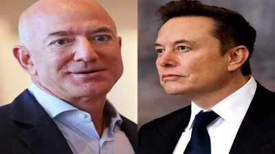 While Amazon and SpaceX are sending complaint letters about each other to FCC, Elon Musk compliments Jeff Bezos' photograph of Blue Origin rocket; says …