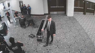 Watch: New footage of shooter Cole Allen casing hotel before White House dinner attack released