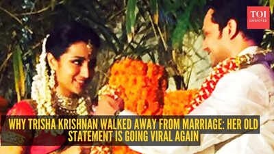 Trisha Krishnan called off her wedding with Varun Manian for this reason and the internet is talking about it again