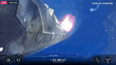 . Watch: SpaceX Starship bursts into flames during fiery Indian Ocean splashdown after test flight